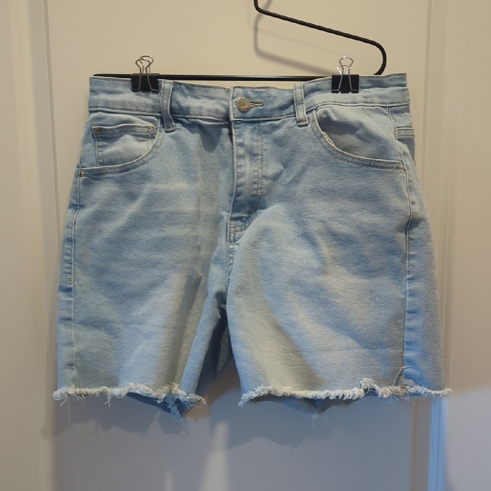 Men's Light Blue Denim Jean Shorts